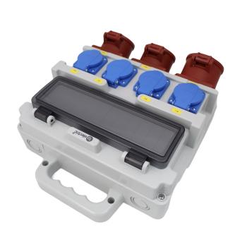 Preview: Mobilverteiler 12 Module (2x CEE 5P 16A + 1x CEE 5P 32A + 4x 230V/16A)